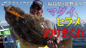 【ECLIPSEライトジギング】福島・常磐エリアで狙う！ライトジギングでマダイ＆ヒラメを釣りまくり！！！